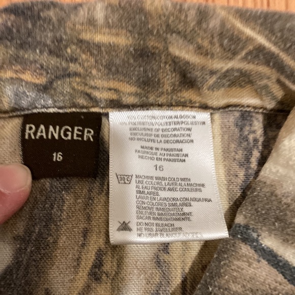 Ranger camo button up long sleeve 4 Advantage Max 4. HD long sleeve shirt - Picture 2 of 6